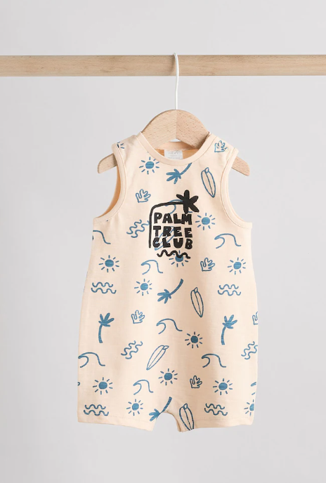 Next "Palm Trees Club" Romper
