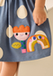 Next Appliqued Rainbow Frock