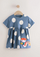 Next Appliqued Rainbow Frock