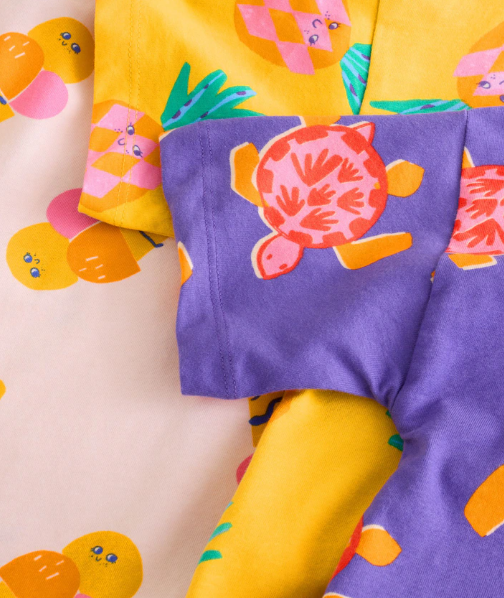 Next Turtle Print Shirt & Shorts Set