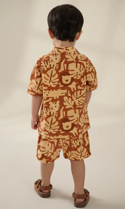 Next Safari Shirt & Short Set
