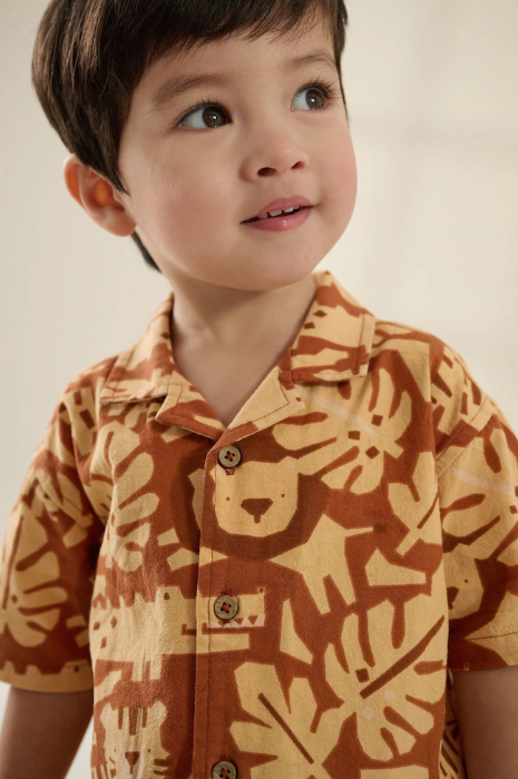 Next Safari Shirt & Short Set