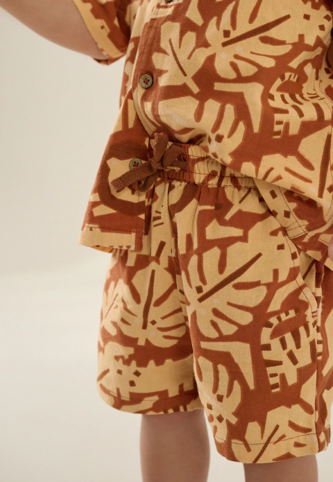 Next Safari Shirt & Short Set