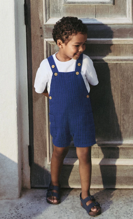 Next Striped Dungarees