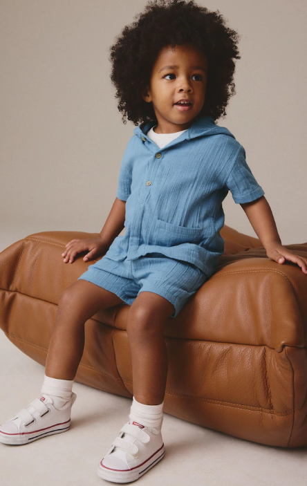 Next Hooded Shirt & Shorts Set