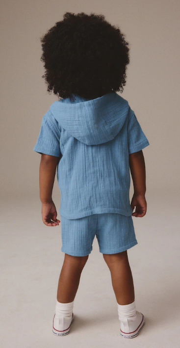 Next Hooded Shirt & Shorts Set