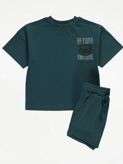 George "Beyond Awesome" Shirt & Shorts Set