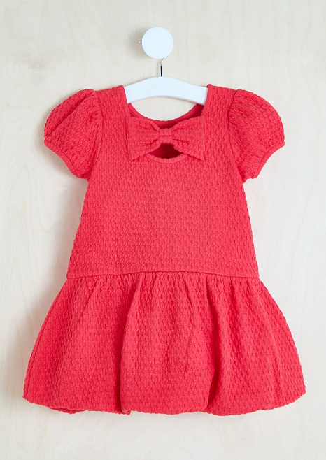 George Bow Bubble Hem Dress