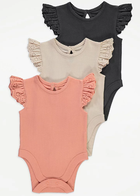 George Pack Of 3 Bodysuits