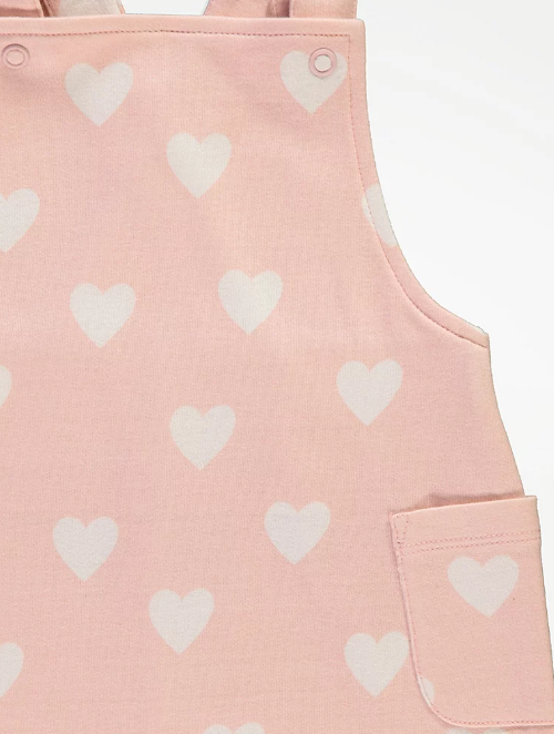 George Heart Dungaree and Bodysuit Outfit