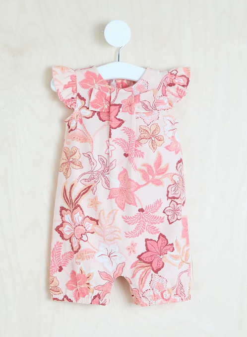 George Floral Frill Bow Romper