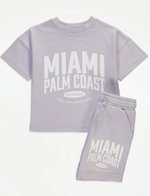 George "Miami Palm Coast" Shirt & Short Set