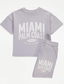 George "Miami Palm Coast" Shirt & Short Set