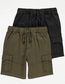 George Pack Of 2 Cargo Shorts