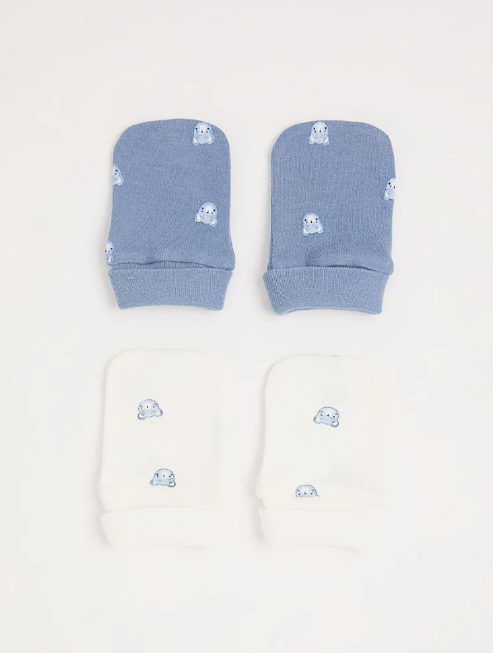 George Pack of 2 Caps & Mittens Set