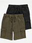 George Pack Of 2 Cargo Shorts