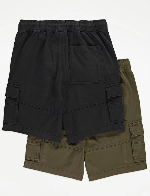 George Pack Of 2 Cargo Shorts