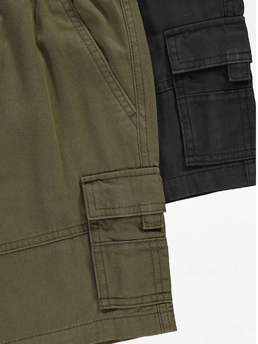 George Pack Of 2 Cargo Shorts