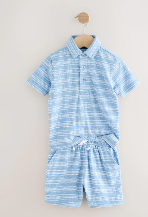 Next Polo Shirt & Shorts Set