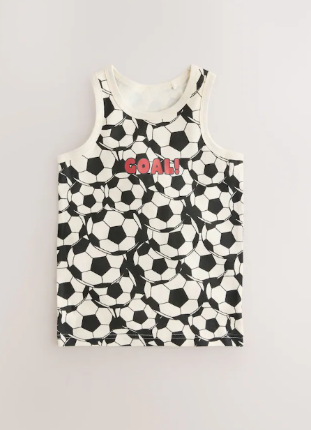 Next "Goal" Pack of 3 Sleeveless Shirts