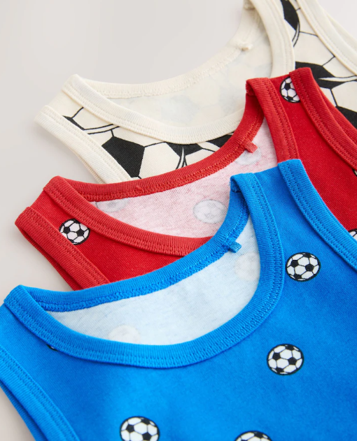 Next "Goal" Pack of 3 Sleeveless Shirts