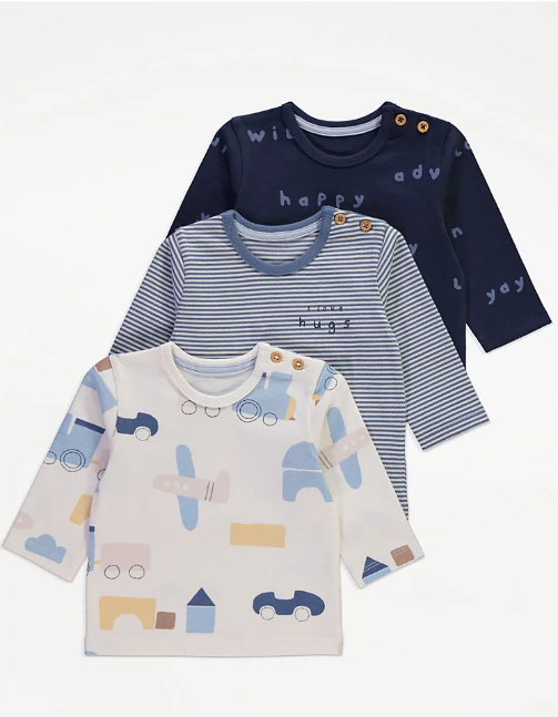 George Transport Theme Stripe Shirts