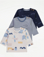 George Transport Theme Stripe Shirts