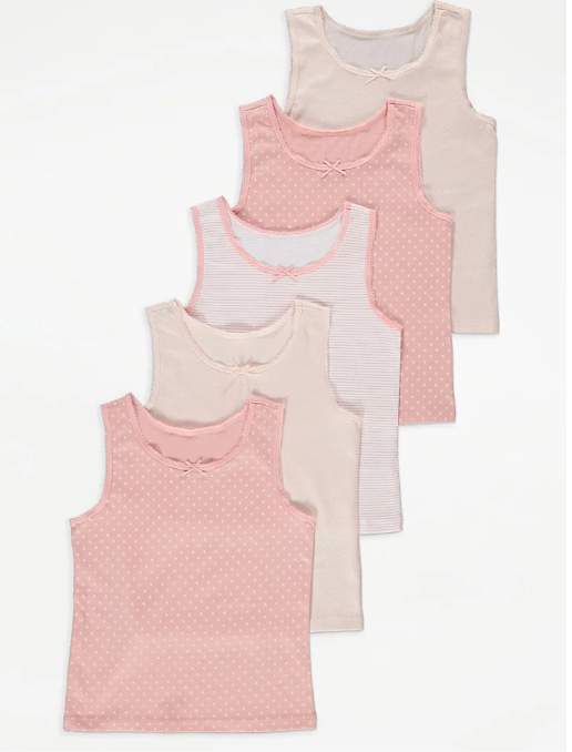 George Pack of 5 Vests