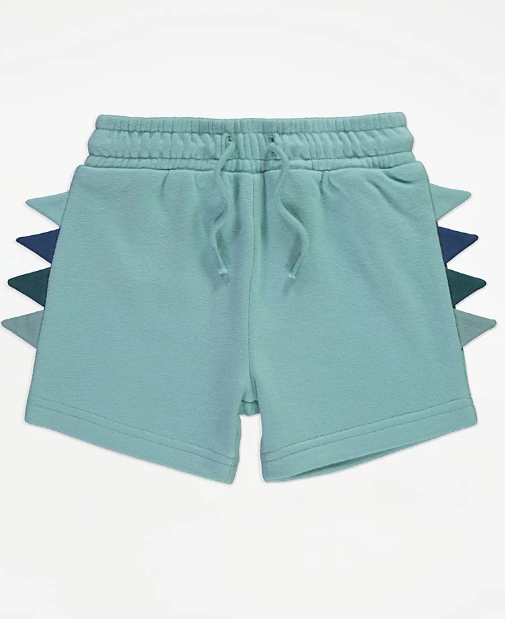 George Teal Dinosaur Spike T-Shirt and Shorts Set