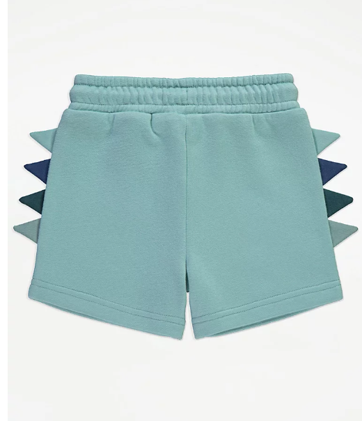 George Teal Dinosaur Spike T-Shirt and Shorts Set