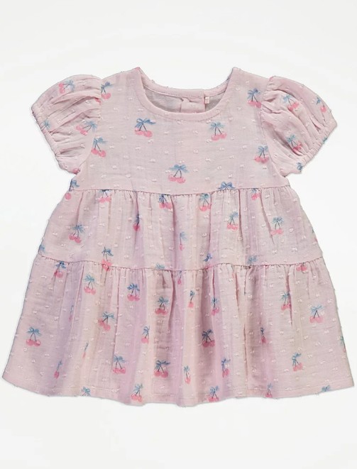 George Cherry Frock & Denim Jacket