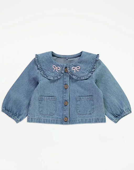 George Cherry Frock & Denim Jacket