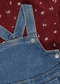 George Floral Top and Denim Pinafore Dress Outfit