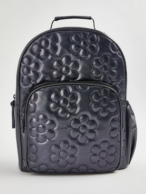 George Embossed Flower Backpack