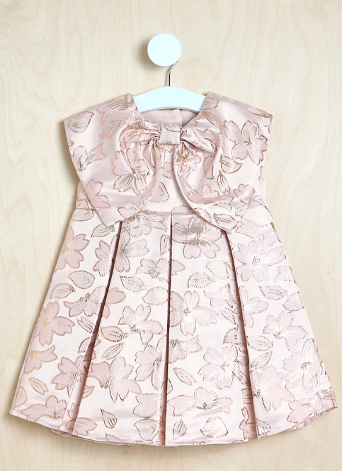George Jacquard Bow Dress
