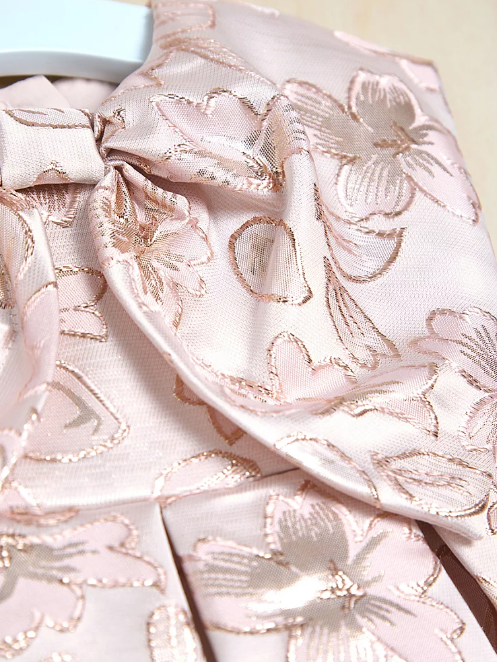 George Jacquard Bow Dress