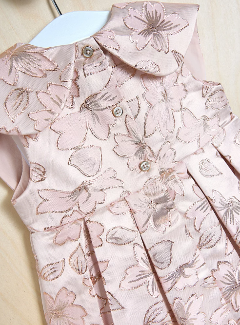 George Jacquard Bow Dress