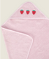 George Embroided Strawberry Hooded Towel