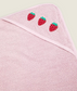 George Embroided Strawberry Hooded Towel