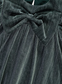 George Bow Glitter Short Puff Sleeve Dress
