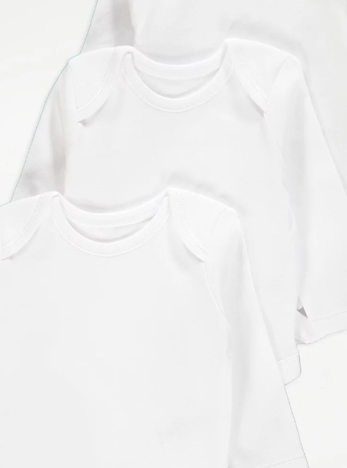 George Pack of 3 Long Sleeve Bodysuits