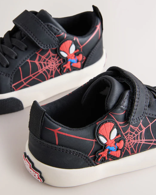Next "Spiderman" Fastening Elastic Lace Trainers