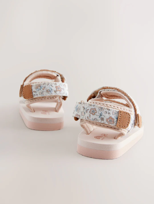Next Neutral Floral Trekker Sandal