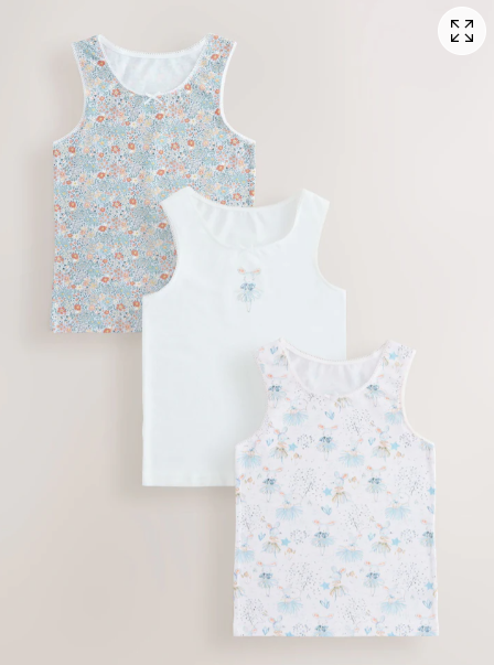 Next Pack of 3 Mouse Print Vests