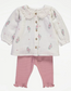 George Collared Blouse and Trouser Set