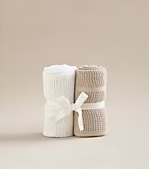 George Cellular  Blanket Set of Two
