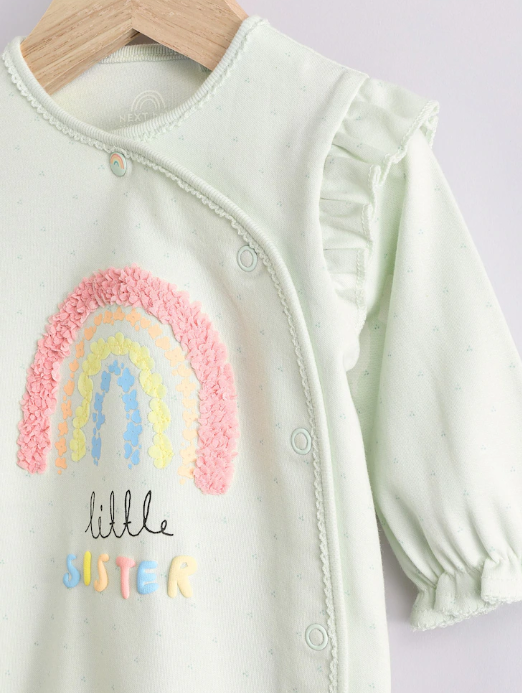 Next "Hello Sister" Sleepsuit