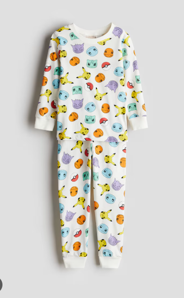 H&M Pokémon Print Shirt & Trouser Set