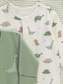 George Dino Print Pack of 3 Sleepsuits