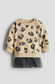 H&M Tulle-Skirt Sweatshirt Dress
